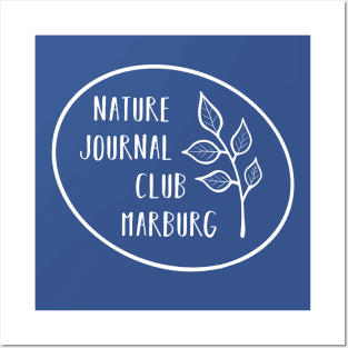 Nature Journal Club Logo Weiß Posters and Art